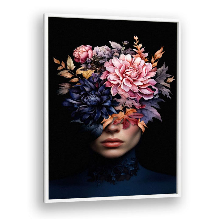 DARK FLORAL PORTRAIT