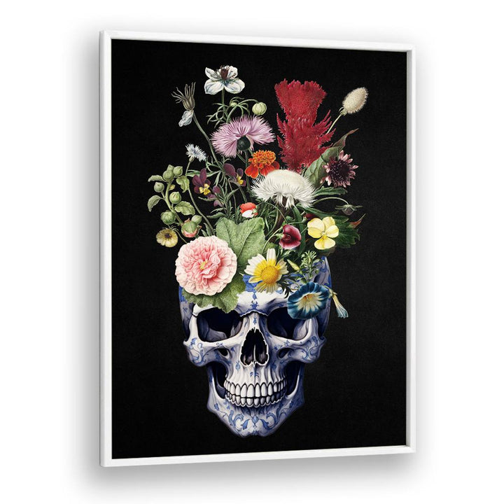 DELFT FLORAL SKULL