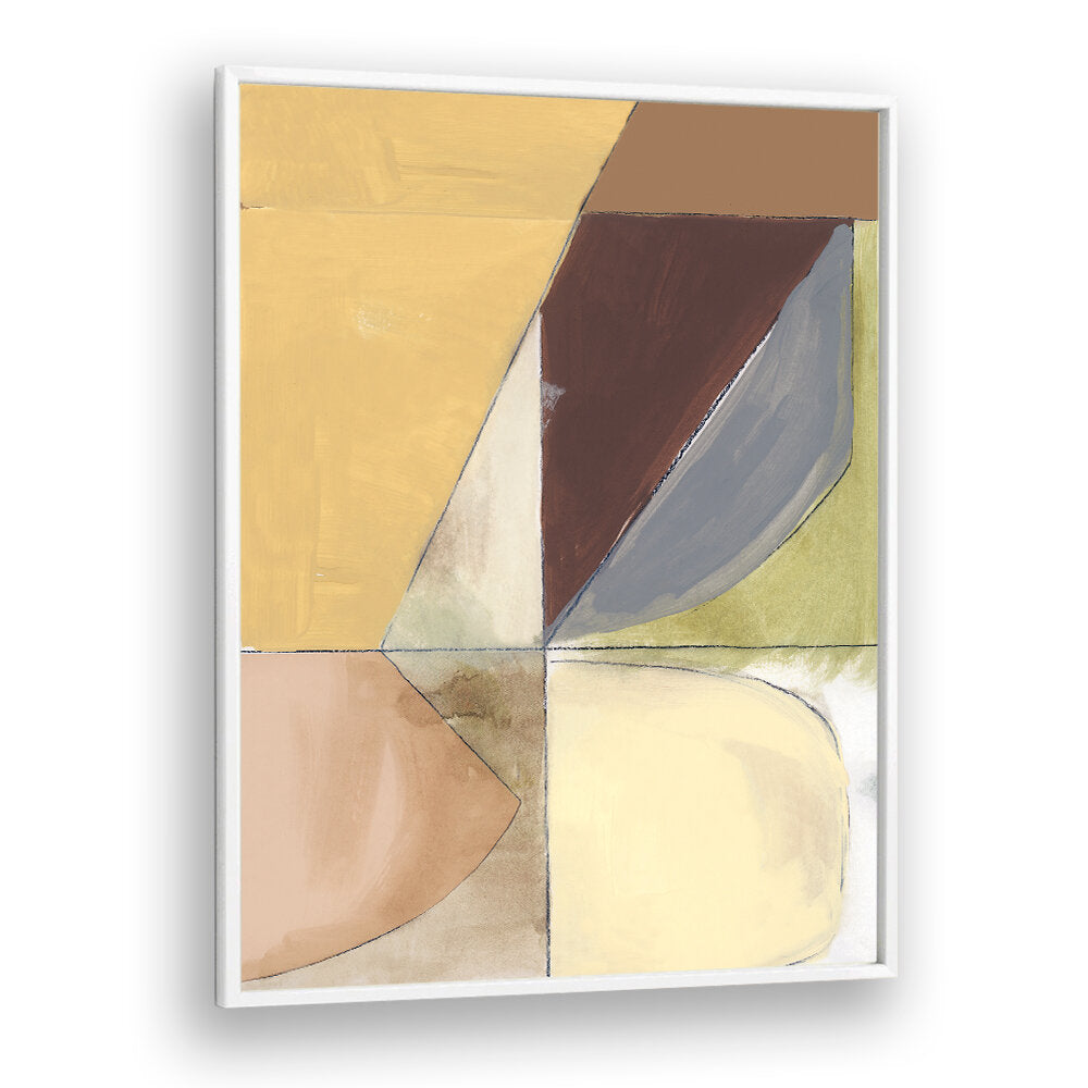 DUSTY PINK YELLOW ABSTRACT II , ABSTRACT PAINTINGS