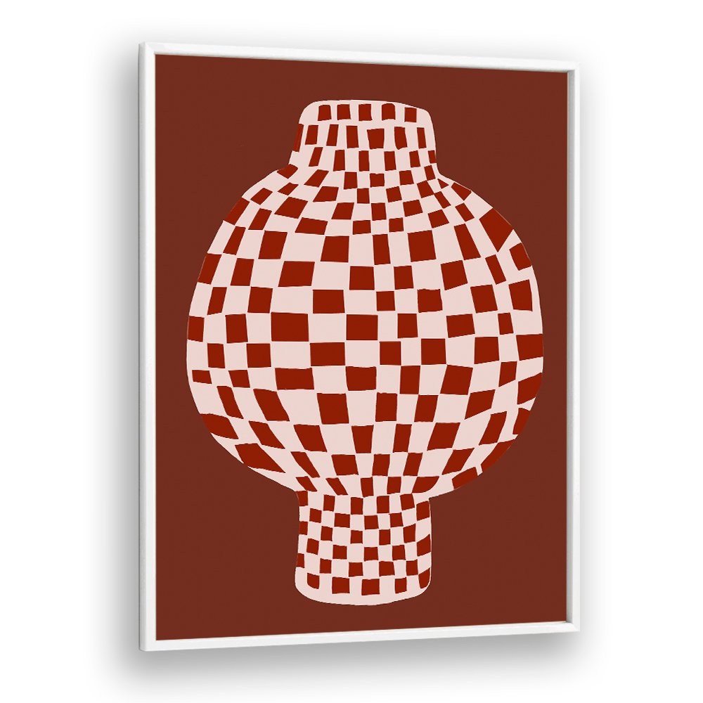 EARTHY CHECKERED VASE