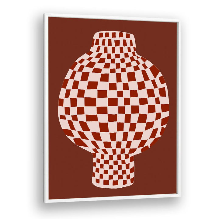 EARTHY CHECKERED VASE
