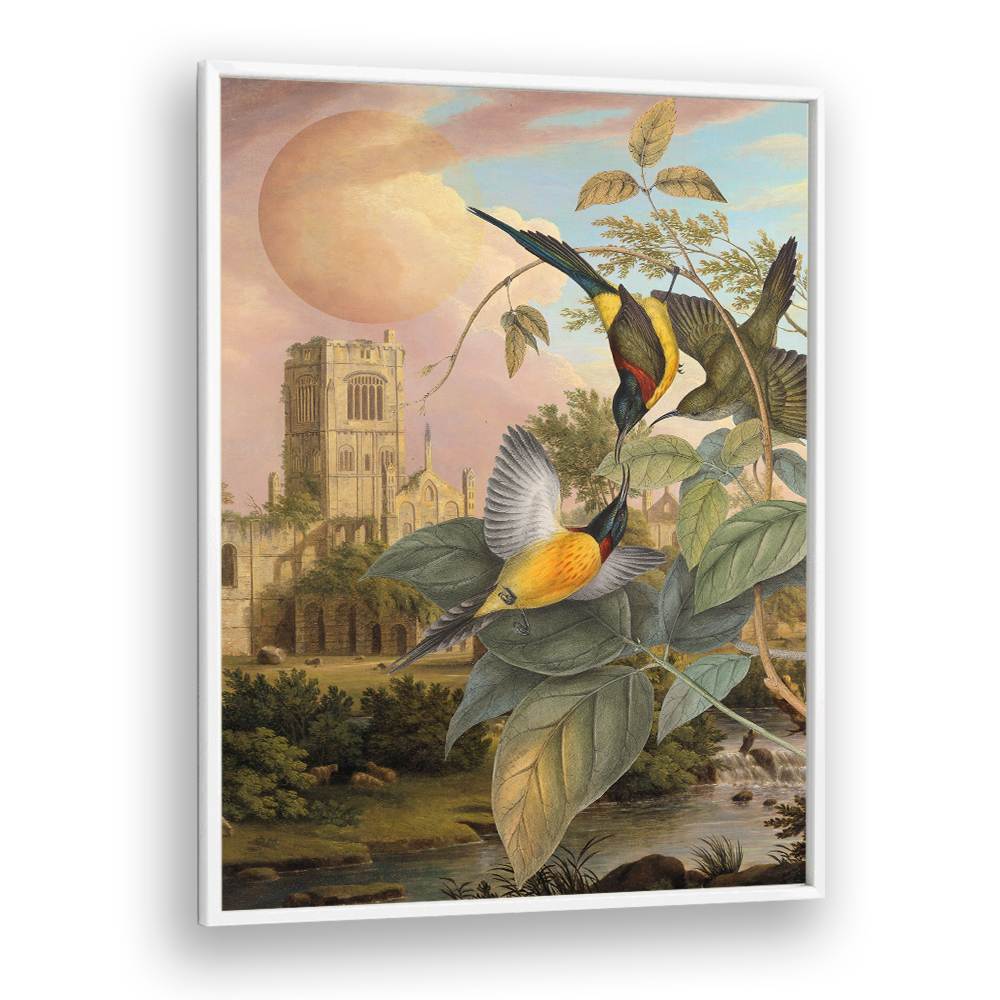 EXOTIC BIRDS PASTEL MOON