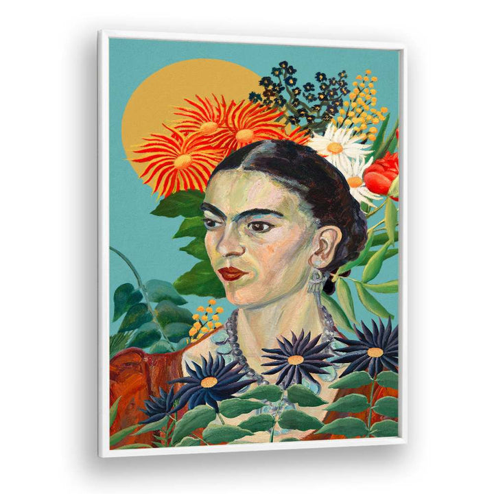 EXOTIC FLORAL PORTRAIT