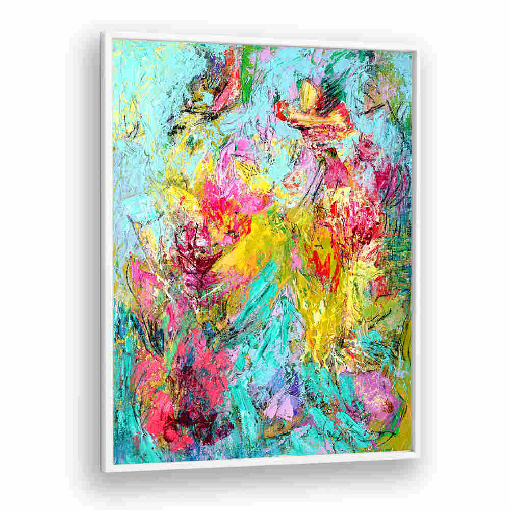 EXPRESSIONIST COLORFUL ABSTRACT III , ABSTRACT PAINTINGS