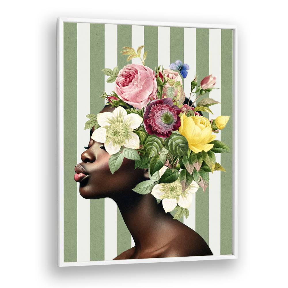 FLORAL WOMAN KISS