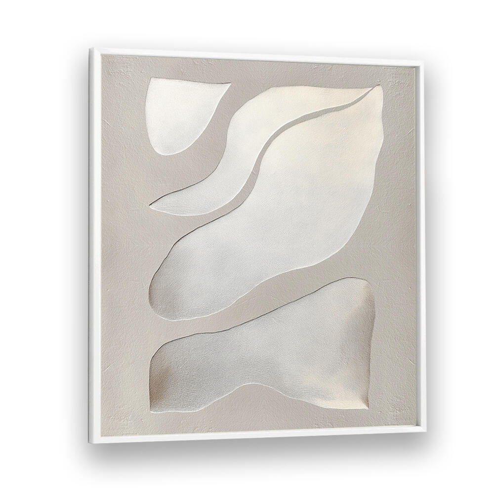 FLOWING SHAPES IN SOFT NEUTRAL TONES , ABSTRACT PAINTINGS