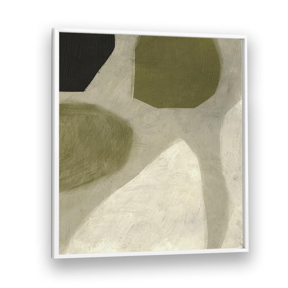 FORMS IN PALE , ABSTRACT PAINTINGS