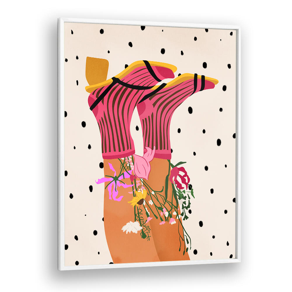 FLORAL STEP DELIGHT , FASHION POSTERS
