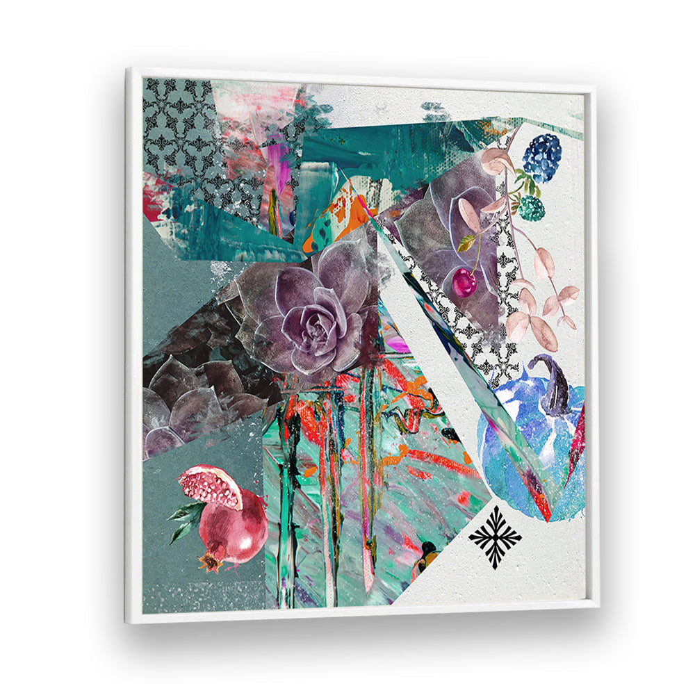 Vibrant GARDEN , ABSTRACT PAINTINGS featuring florals and bold colors to enhance any living space decor.