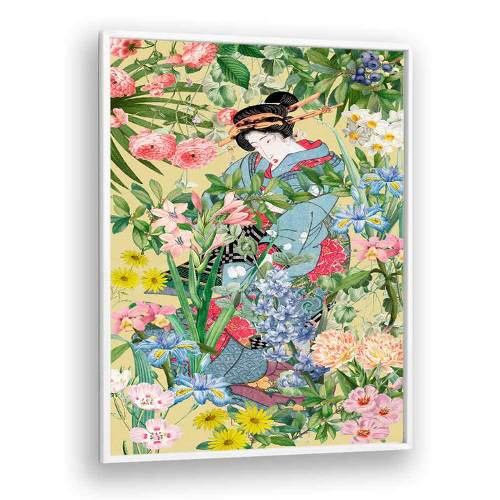 GEISHA AMONG FLOWERS