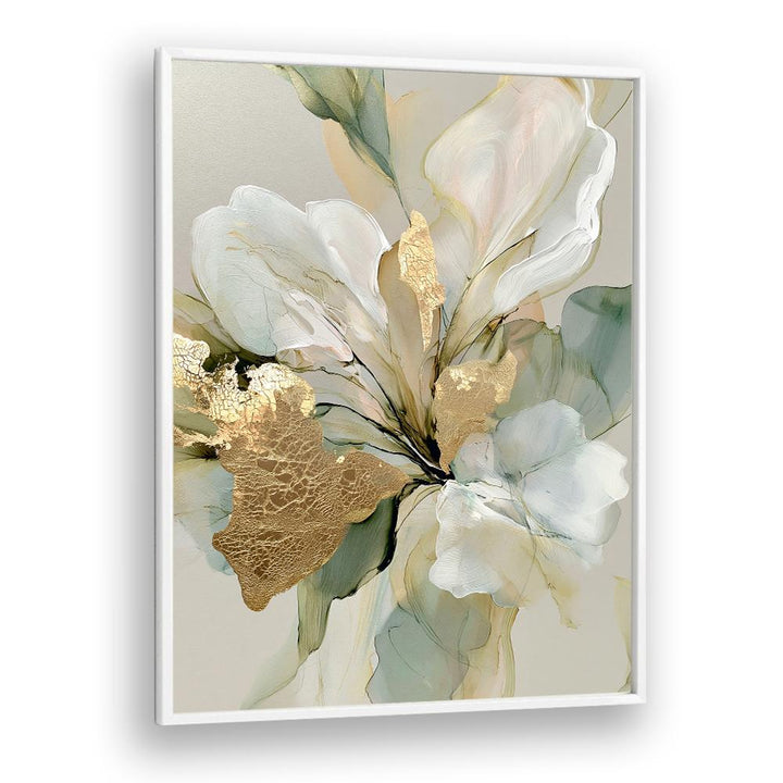 GOLDEN FLORAL ABSTRACT