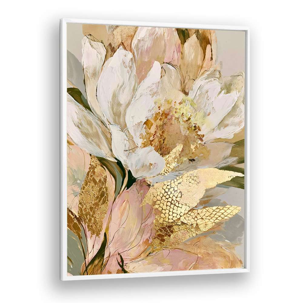 GOLDEN FLORAL ABSTRACTION
