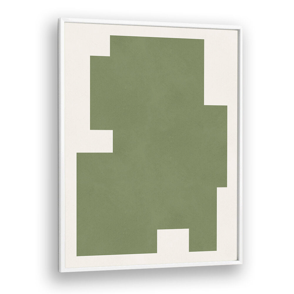 GREEN GEOMETRIC FORM , GEOMETRIC ART PRINTS
