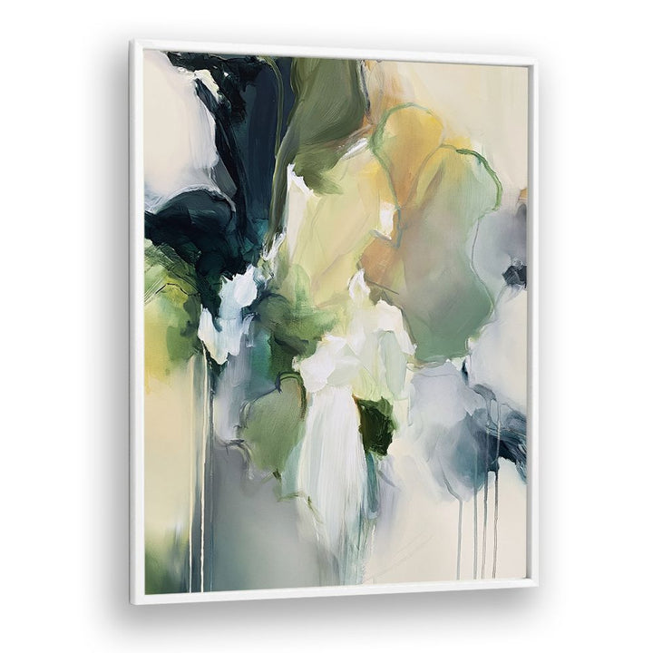 GREEN YELLOW ABSTRACT BLOOM