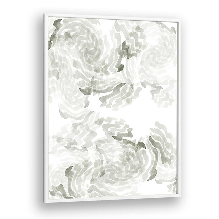 Elegant GREY WATERCOLOUR TWIRL I, ABSTRACT PAINTINGS showcasing fluid movement, perfect for transforming your space.