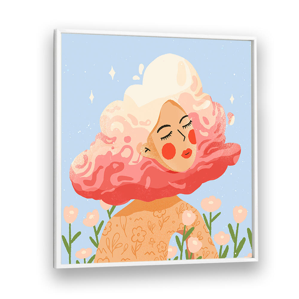 HEAD ON CLOUD , PORTRAITS & FIGURATIVE ILLUSTRATIONS