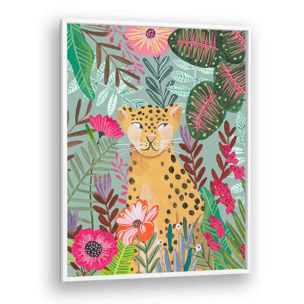 JUNGLE'S GENTLE GAZE , KIDS ROOM PAINTINGS