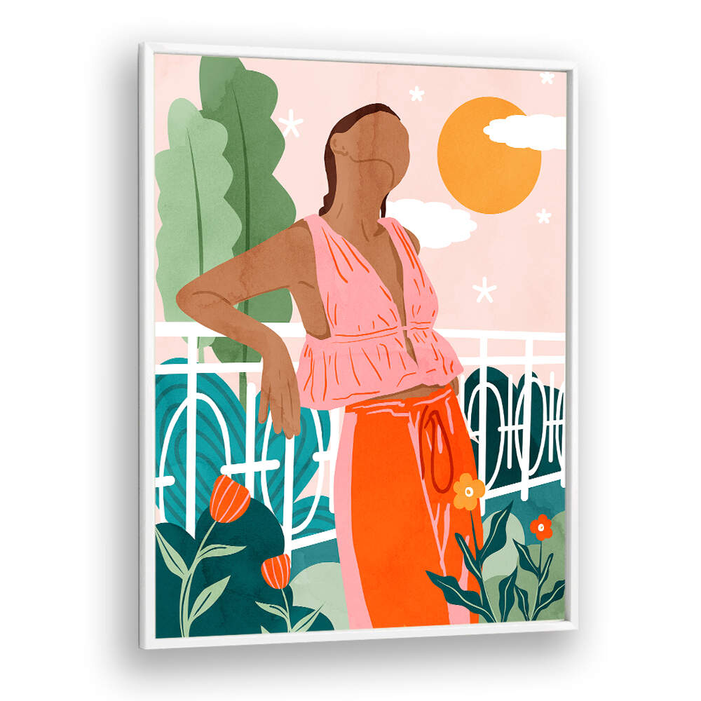 JUST ANOTHER WARM DAY , PORTRAITS & FIGURATIVE ILLUSTRATIONS