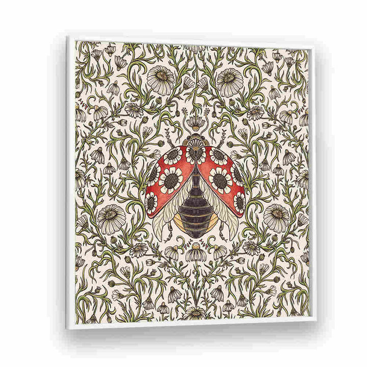 LADYBUG AND DAISY , PATTERN ART PRINTS