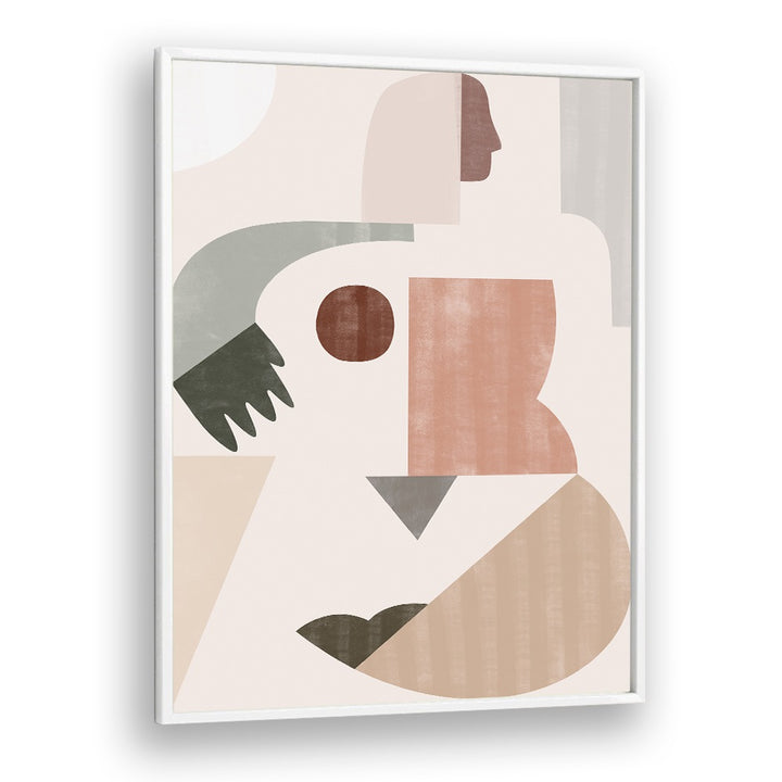 LADY GEOMETRY , BOHO ART PAINTINGS