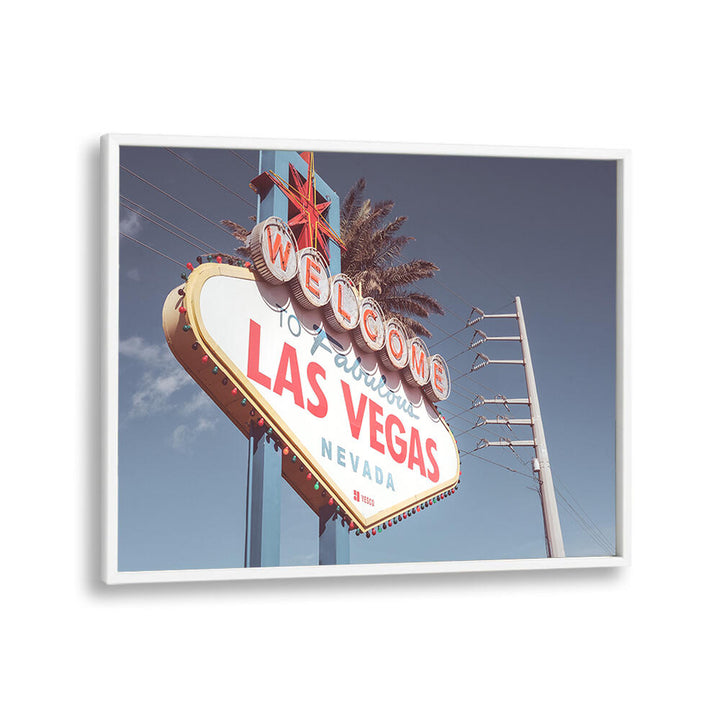 Welcome to fabulous Las Vegas sign showcases vibrant LAS VEGAS SIGN COLOR, COWBOY artwork celebrating Americana.