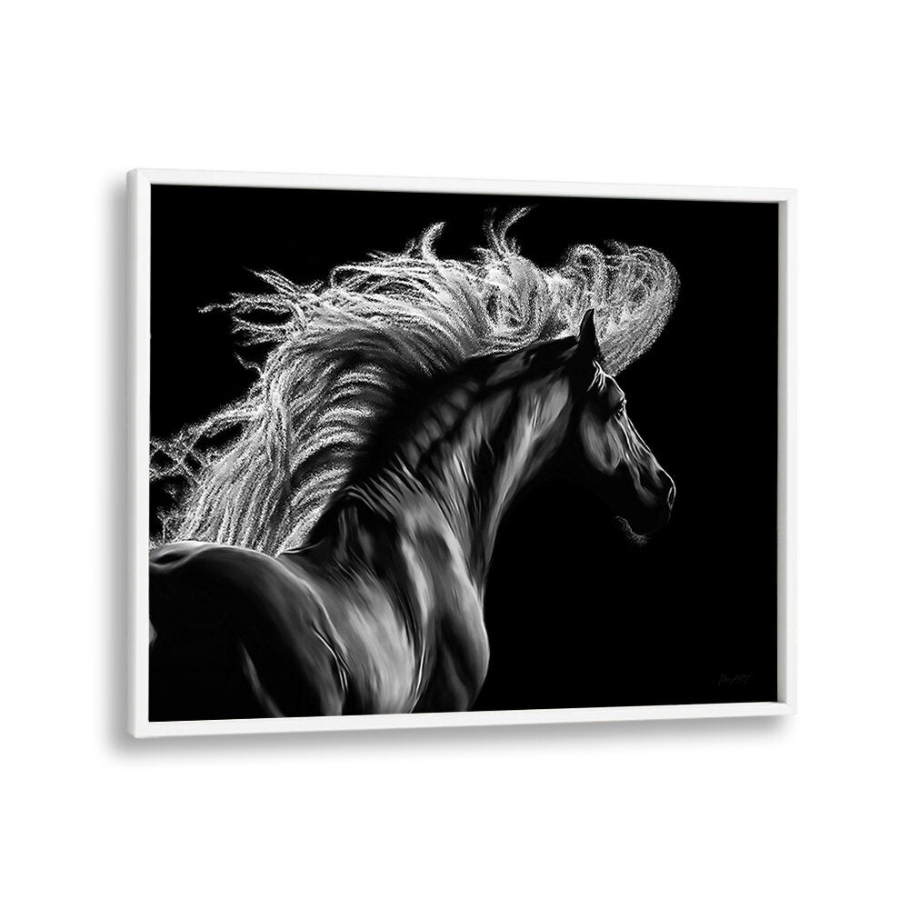 Stunning LE EQUUS, ANIMAL PAINTINGS featuring a majestic horse in vivid detail, perfect for transforming your space.