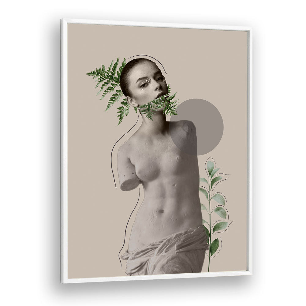 LILI II, PORTRAITS features a unique blend of abstract human form and nature-inspired elements for artistic expression.