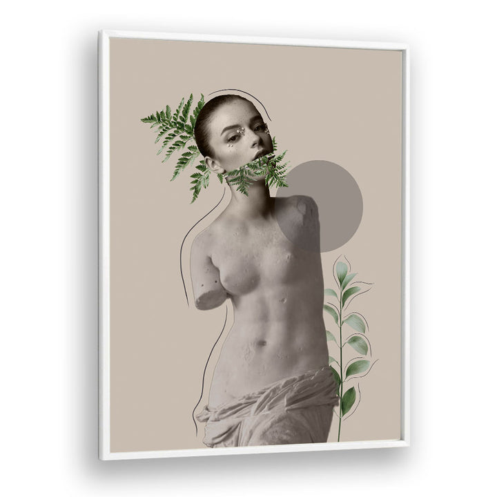 LILI II, PORTRAITS features a unique blend of abstract human form and nature-inspired elements for artistic expression.