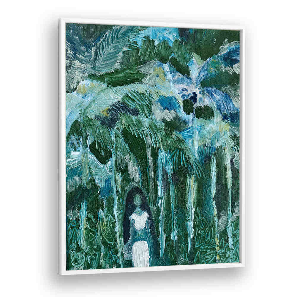 LOCAL IN TROPICAL FOREST , FLORAL FLOWER PAINTINGS