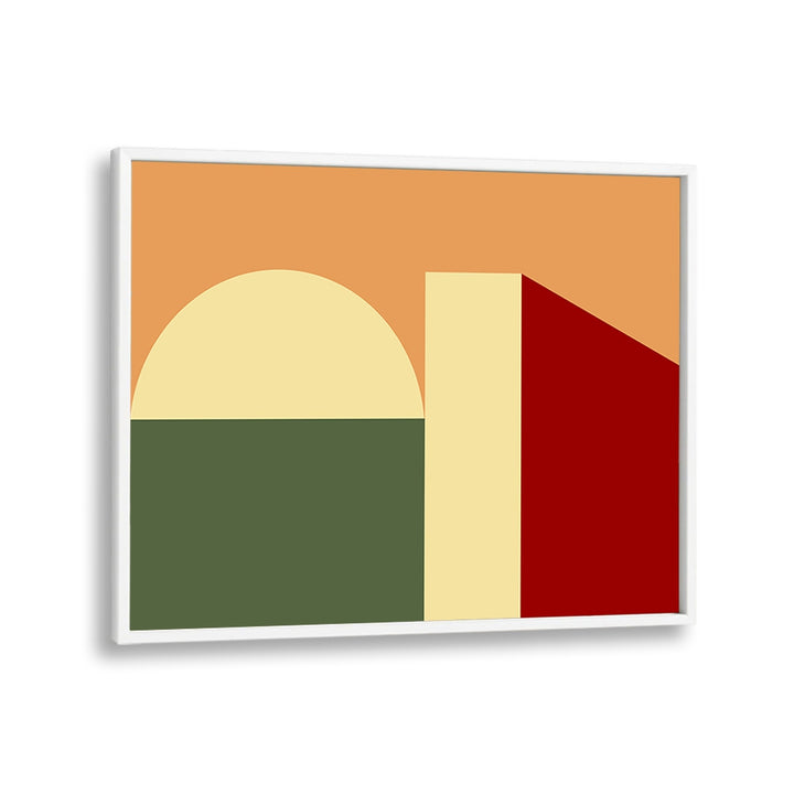 Colorful MODERN TERRA SHAPES, GEOMETRIC ART PRINTS featuring bold forms, perfect for contemporary decor.