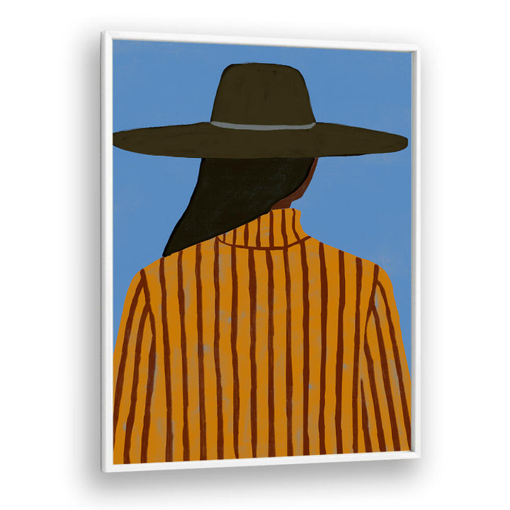 MODERN WOMAN WITH HAT , FASHION POSTERS