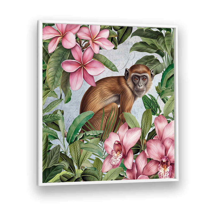 MONKEY GARDEN , ANIMAL PAINTINGS