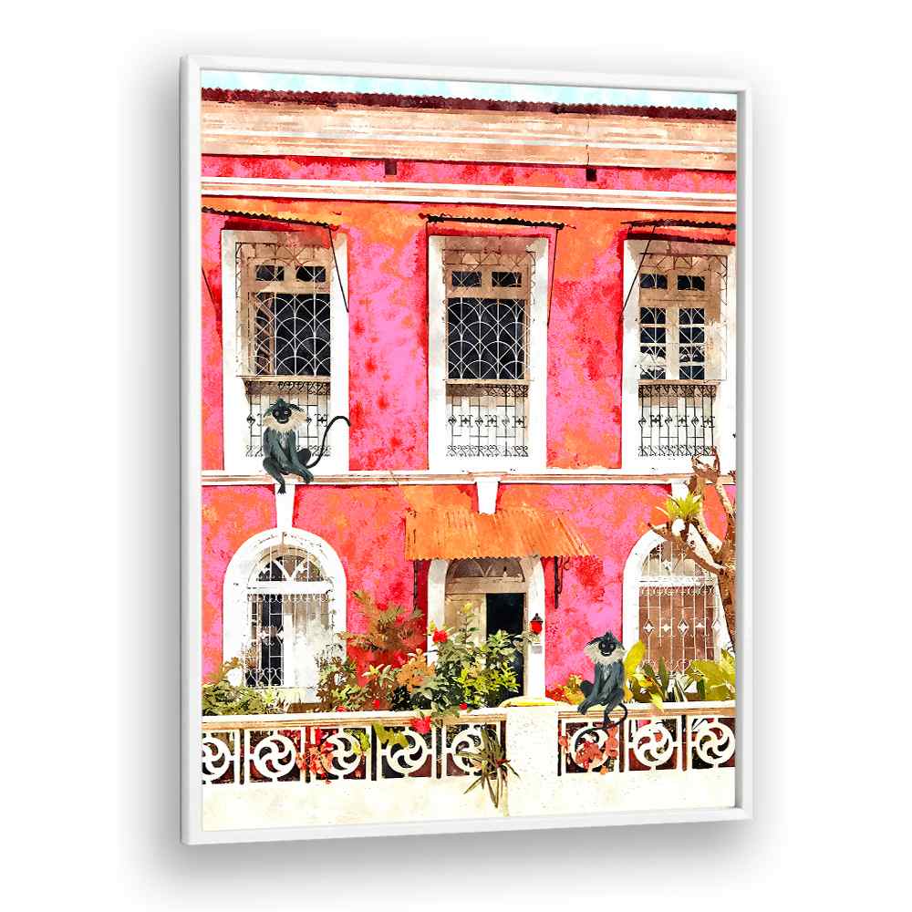 MONKEYS ON PINK HOUSE