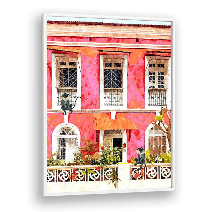 MONKEYS ON PINK HOUSE