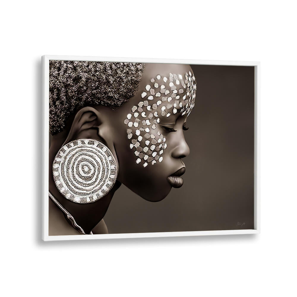 Stunning MURSI GIRL , PORTRAITS showcase unique beauty and cultural depth in captivating figurative illustrations.