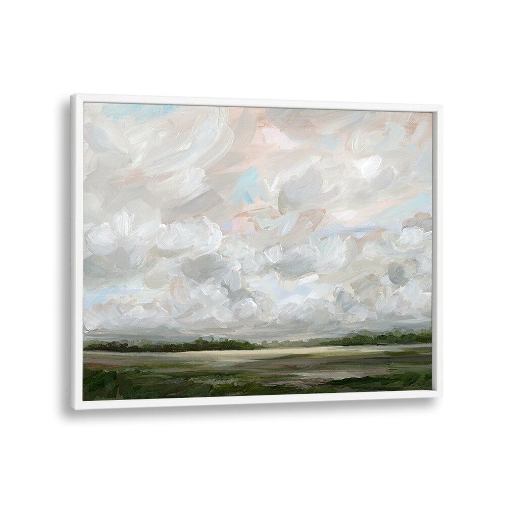 Muted Prairie, abstract paintings showcasing serene landscapes, perfect for enhancing home decor.