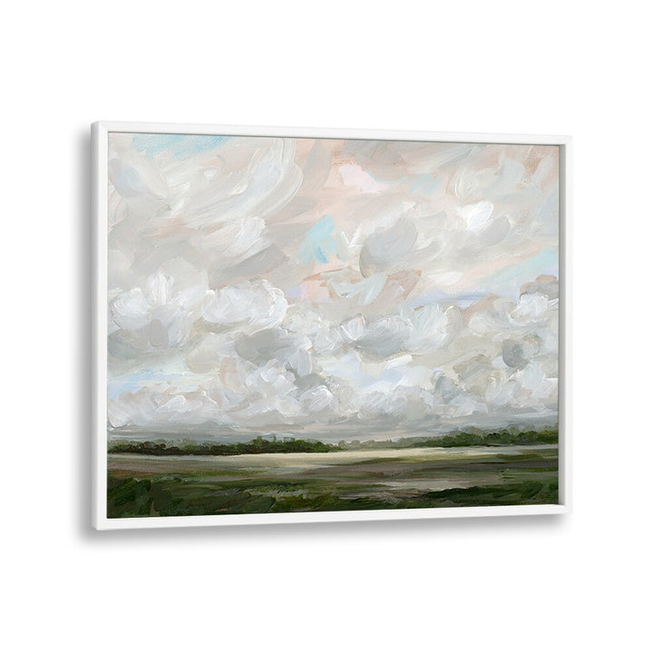 Muted Prairie, abstract paintings showcasing serene landscapes, perfect for enhancing home decor.