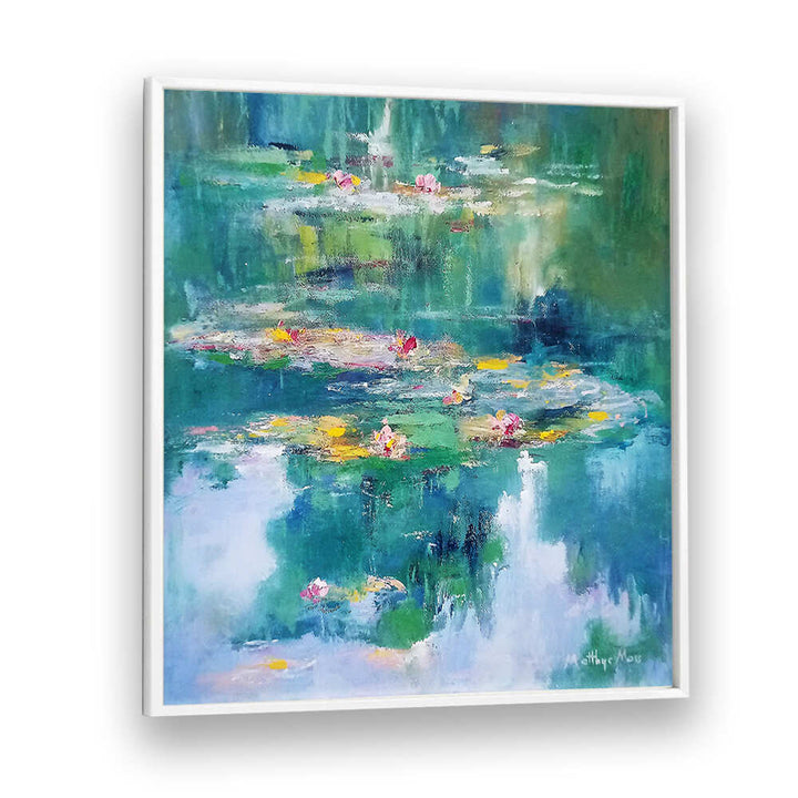 MYSTIC LILIES , FLORAL FLOWER PAINTINGS