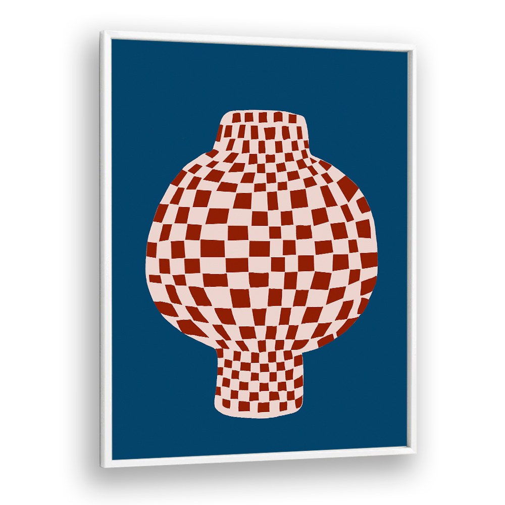 OPTICAL CHECKERED VASE