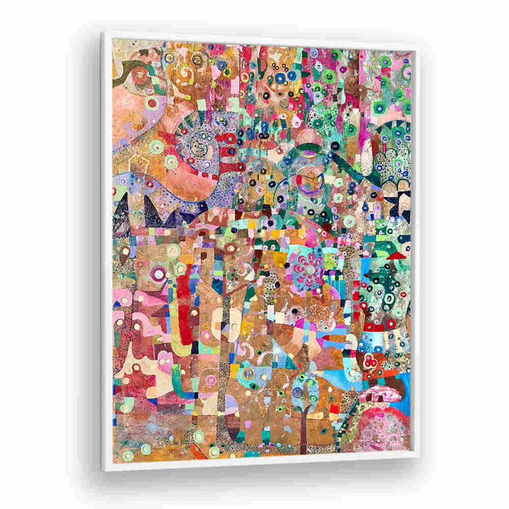 ORANGE SWIRL , ABSTRACT PAINTINGS vibrant orange swirl with layered texture and fluid motion, contemporary framed wall art