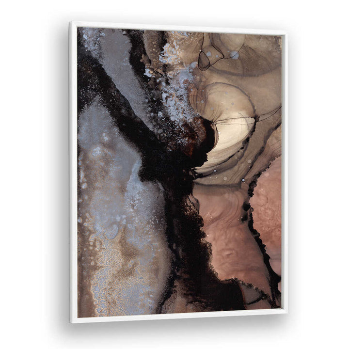 ORGANIC SHAPES WITH EARTHY TONES , ABSTRACT PAINTINGS