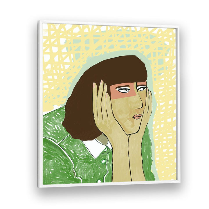 PENSIVE WOMAN PORTRAIT