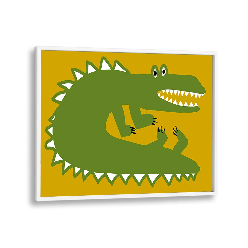 PLAYFUL GREEN ALLIGATOR