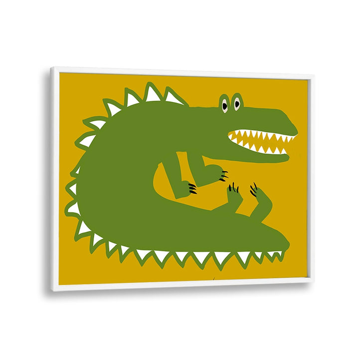 PLAYFUL GREEN ALLIGATOR