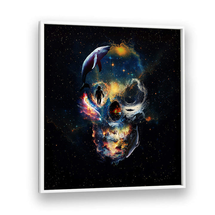 PORTAL SKULL , SURREAL ART PRINTS