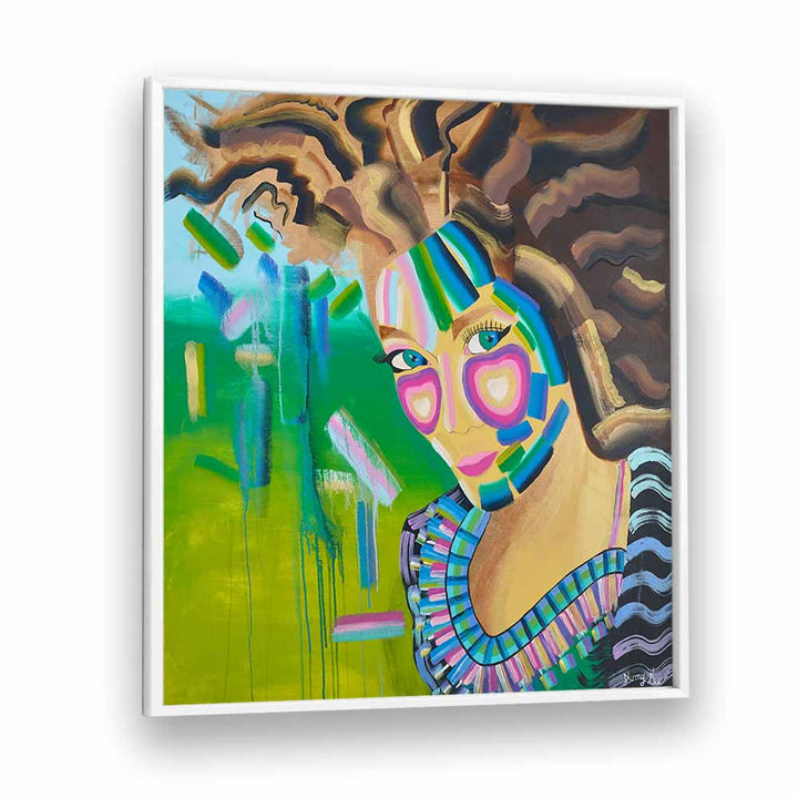 Vibrant PRINCESS, PORTRAITS artwork showcasing abstract emotional expressions and figurative illustrations.