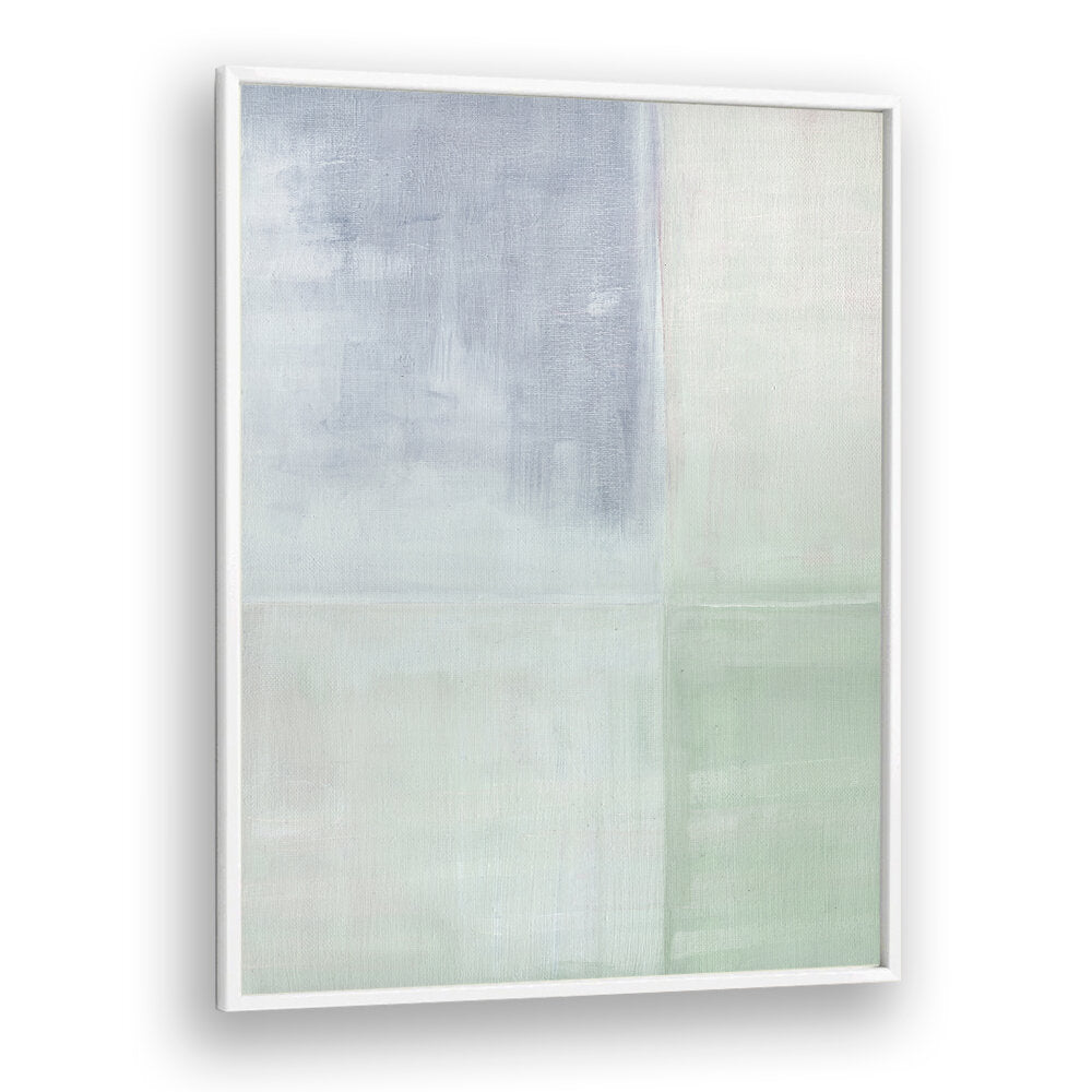 PASTEL PAINTED WALL GREY GREEN , ABSTRACT PAINTINGS