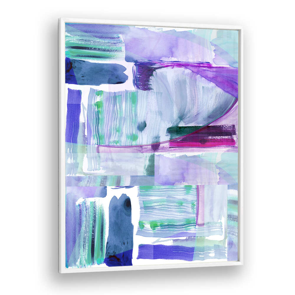 Vibrant PLUM PURPLE LILAC II, ABSTRACT PAINTINGS, featuring rich plum and soft lilac tones for modern home decor.