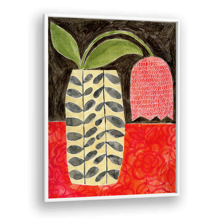 RED TULIP IN A MODERN VASE