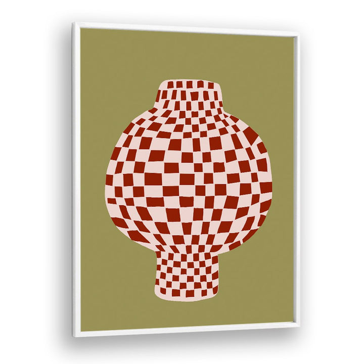 RETRO CHECKERED VASE